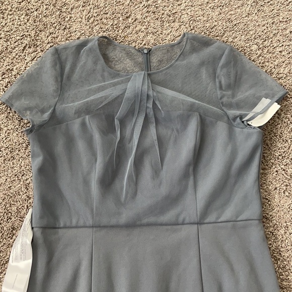 JS Collections Slate Blue Midi Dress - Picture 4 of 12